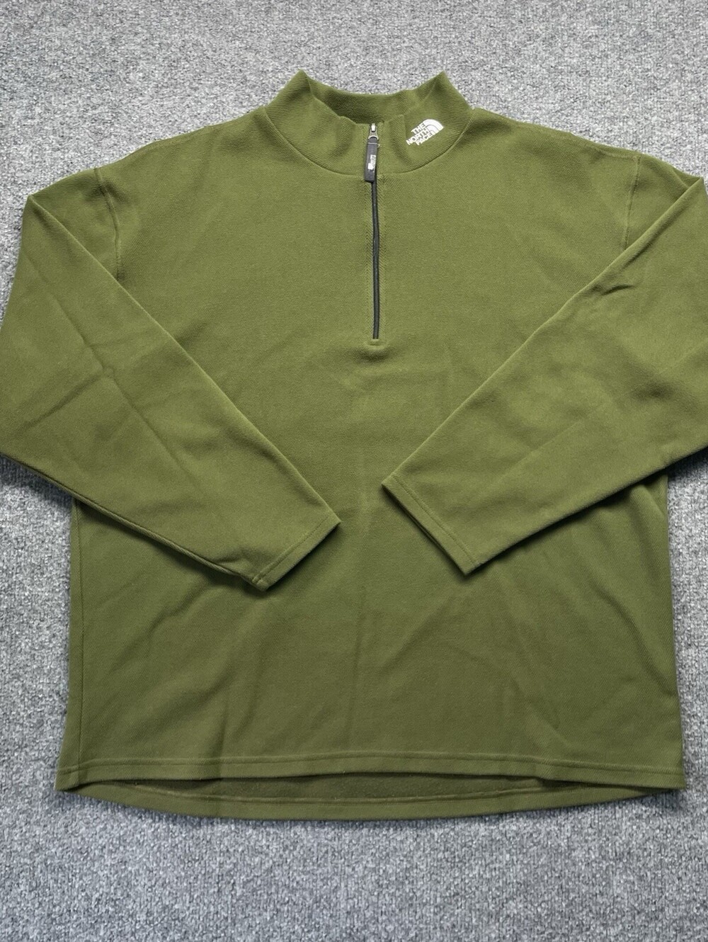 The North Face Flight Series XL Men’s Olive Green 1/4 Zip Pullover Running Top